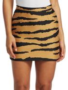Proenza Schouler Tiger-print Jacquard Mini Skirt