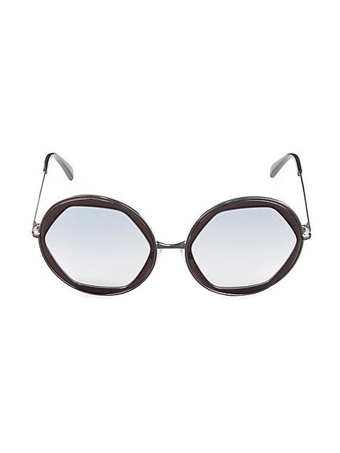 Emilio Pucci 57mm Round Sunglasses