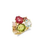 Ippolita 18k Yellow Gold And Mixed Stones Cocktail Ring