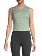 Electric Yoga Cropped Workout Top