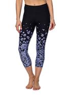 Betsey Johnson Floral-printed Cropped Leggings