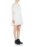 Yves Saint Laurent Embroidered Cotton Mini Dress
