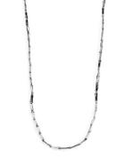 John Hardy Bamboo Black Sapphire & Sterling Silver Link Necklace
