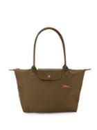 Longchamp Leather Top Handle Tote