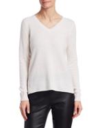 Saks Fifth Avenue Collection Featherweight Cashmere V-neck Sweater