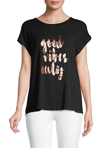 Gx By Gottex Graphic Roundneck Top