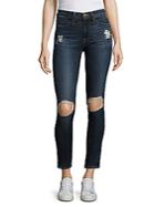Frame Le High Distressed Skinny Jeans