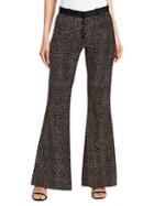 Each X Other Metallic Stud Wool Flare Trousers