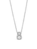 Lafonn Sterling Silver Crystal Pendant Necklace