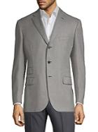 Brioni Marled Wool & Silk Suit Jacket