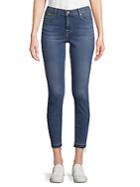 7 For All Mankind Whiskered Cropped Jeans