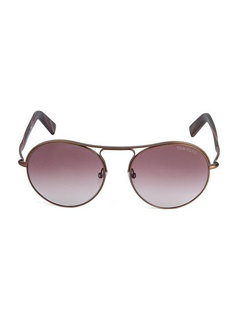 Tom Ford 54mm Matte Avaitor Sunglasses
