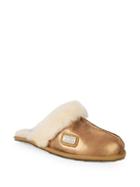 Australia Luxe Collective Shearling & Leather Mule Slides