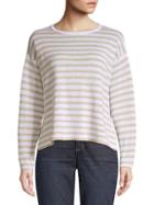 Eileen Fisher Striped Organic Linen Sweater