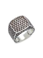 John Hardy Engraved Sterling Silver Ring