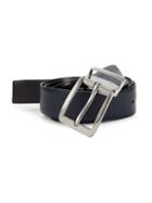 Saks Fifth Avenue Classic Grained Leather Belt