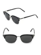 Montblanc Silvertone 52mm Professor Sunglasses