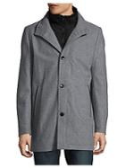 Vince Camuto Wool Blend Three-button Coat