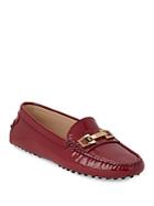 Tod's Leather Moc-toe Loafers