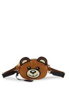 Moschino Convertible Leather Bear Belt Bag