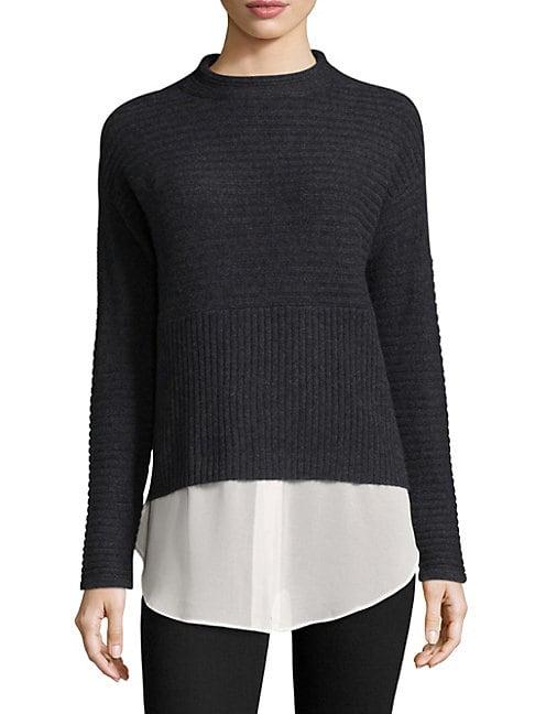 Saks Fifth Avenue Layered Cashmere Sweater