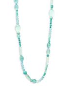 Stephen Dweck Multi-stone And Sterling Silver Single Strand Necklace