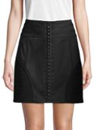 Balmain Stretch Mini A-line Skirt