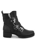Dolce Vita Palmera Faux-leather Combat Boots