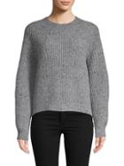 Vince Cropped Wool-blend Pullover