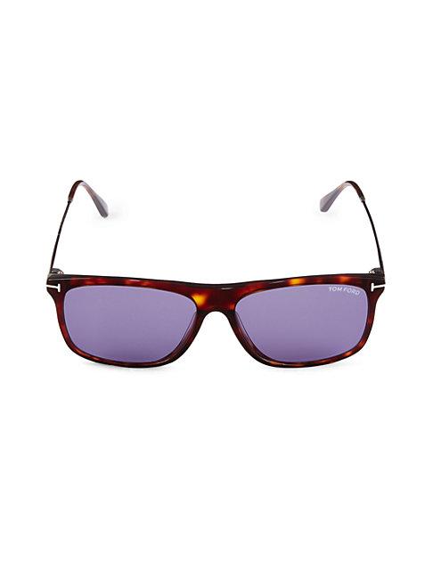 Tom Ford 57mm Rectangular Sunglasses