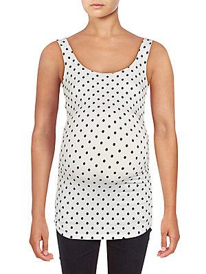 Rosie Pope Maternity Sleeveless Ruched Top