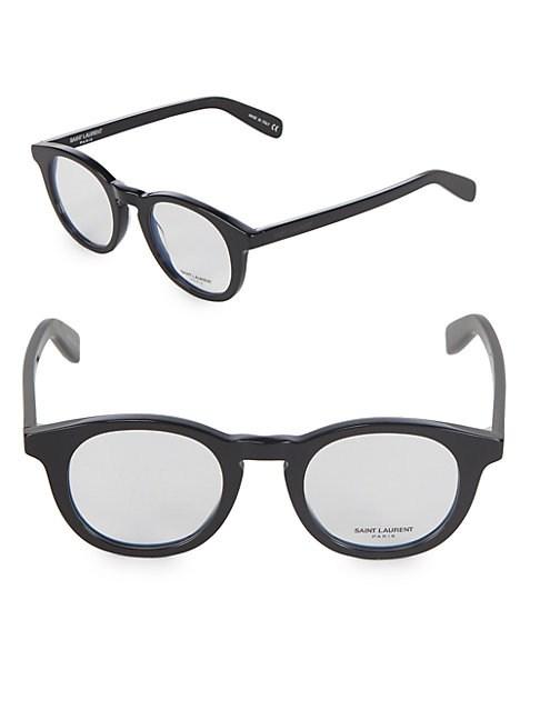 Saint Laurent 46mm Round Optical Glasses
