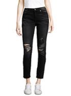 7 For All Mankind Distressed Ankle Skinny Jeans