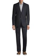 Saks Fifth Avenue Made In Italy Classic Fit Two-piece Multi-stripe Wool Suit