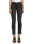 Free People Great Heights Frayed Skinny Jeans