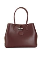 Longchamp Toggle-top Leather Tote
