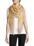 Versace Scialle Floral Print Scarf