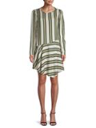 Bcbgeneration Stripe Asymmetrical Dress