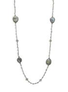 Bavna Labradorite & Sterling Silver Single Strand Necklace