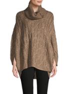 Design History Cable-knit Poncho