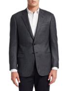 Giorgio Armani Wool-blend Button-front Jacket