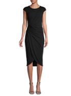Michael Kors Collection Ruched Knee-length Sheath Dress