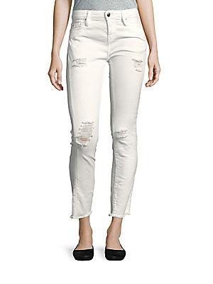 Iro Jeans Five Pocket Cotton Blend Denim Jeans