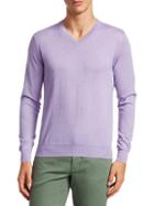 Saks Fifth Avenue Collection Lightweight Cashmere V-neck Sweater