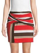 3.1 Phillip Lim Striped Mini Skirt