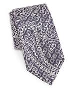 Bugatchi Geometric Paisley Silk Tie