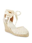 Soludos Lace Espadrille Wedges