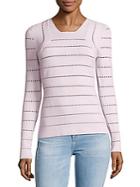 Narciso Rodriguez Linear Grid Sweater