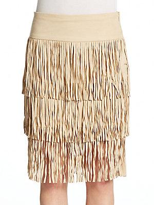 Romeo & Juliet Couture Fringed Skirt