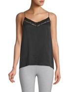 Robert Rodriguez Lace-trimmed Silk Camisole